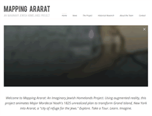 Tablet Screenshot of mappingararat.com
